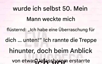 Ich bin 50 geworden… und mein Mann hat mich mit einem unvergesslichen Geschenk überrascht. 14. März 2026 Hinterlasse einen Kommentar zu: Ich bin 50 geworden… und mein Mann hat mich mit einem unvergesslichen Geschenk überrascht.