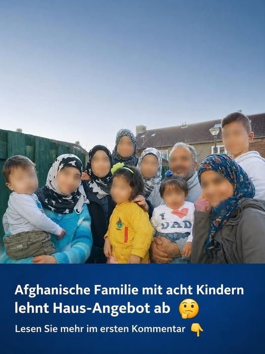 Afghanische Familie mit acht Kindern weigert sich, Villa zu beziehen – heftiger Streit mit dem COA