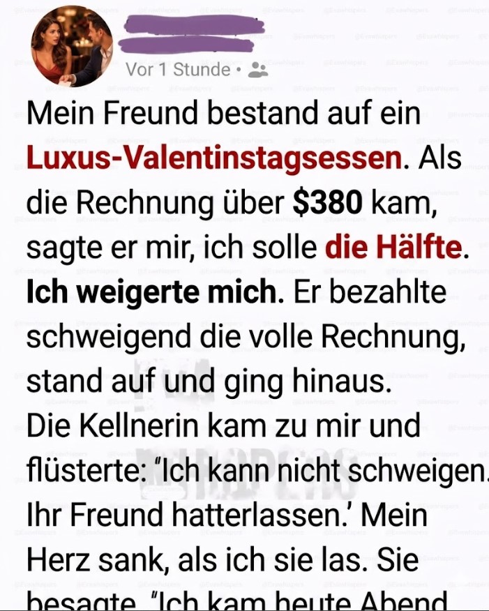 Nach 7 Gemeinsamen Jahren Wurde Dieser Valentinstag Zu Einem Abend, Den Niemand Erwartet Hätte