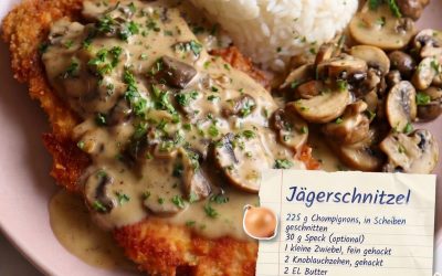 Saftig würzig unglaublich, dieses Jägerschnitzel ist der Beweis dass die deutsche Küche einfach keine Konkurrenz hat