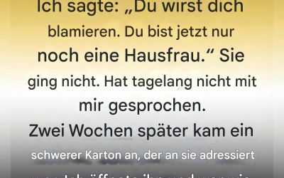Erst dieses Paket zeigte mir, wie viel ich übersehen hatte
