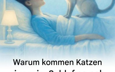 Warum kommen Katzen dir beim Schlafen ins Gesicht?