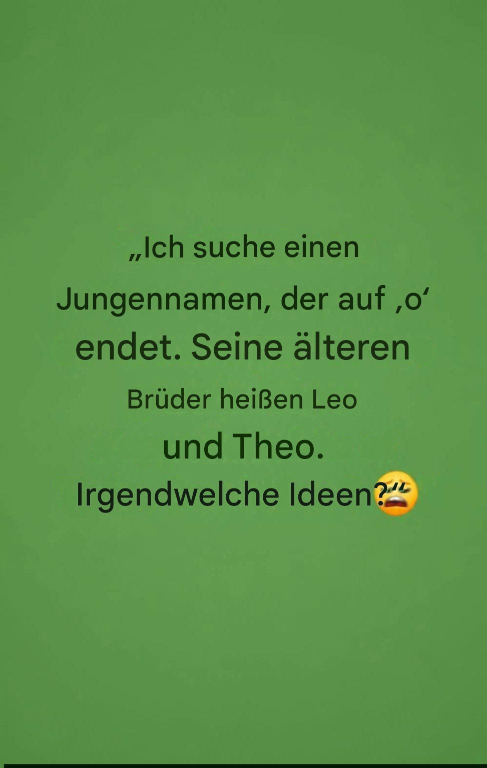 Der mysteriöse Name, der auf „o“ endet. Die Lösung finden Sie unter dem Link…
