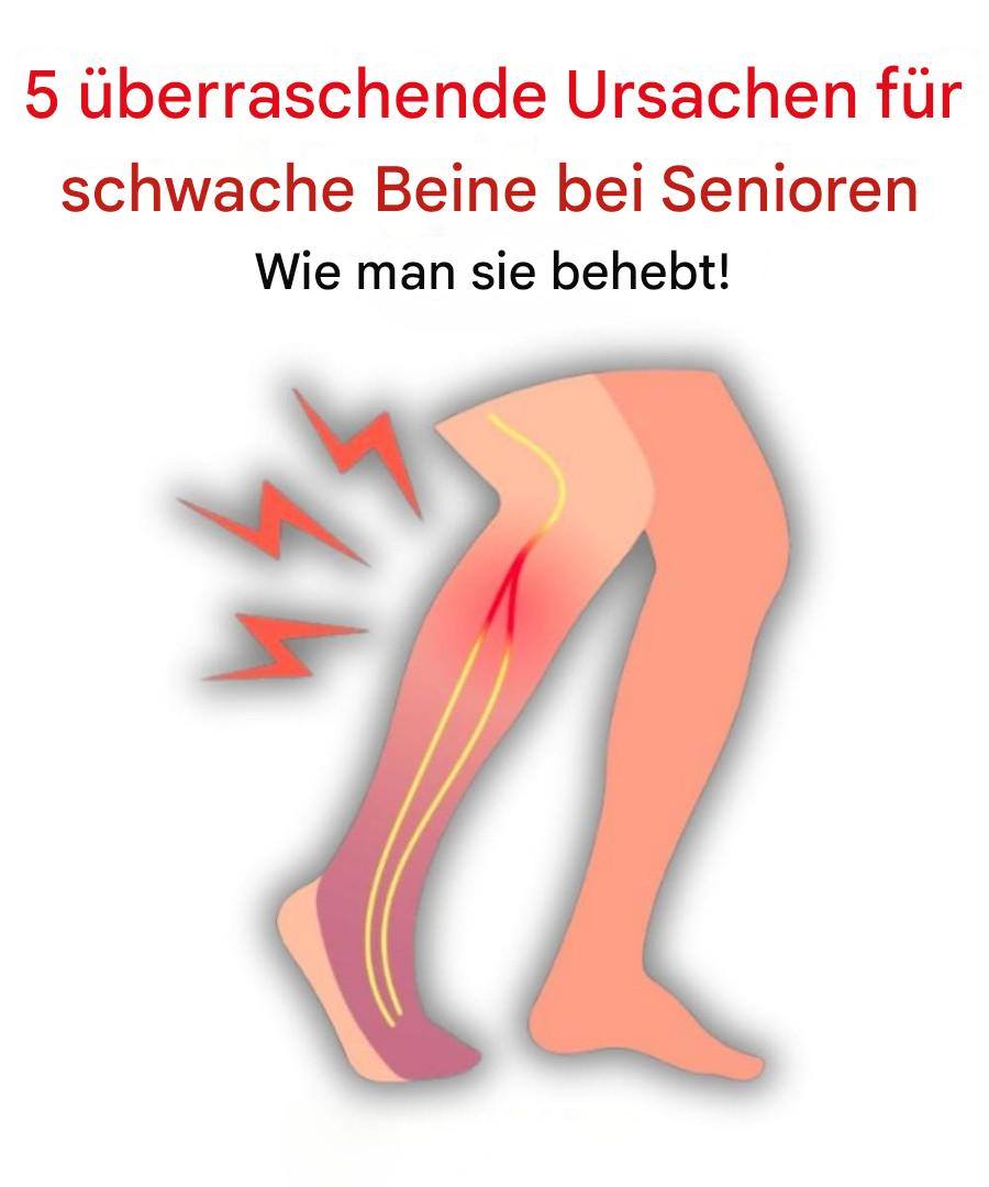 5 häufige Gründe für schwächere Beine – und was dagegen helfen kann
