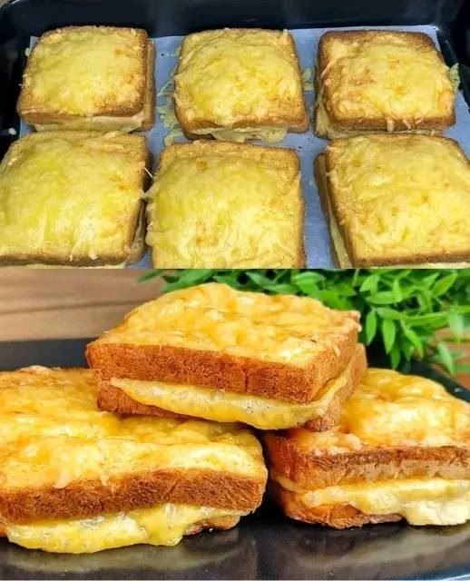 Käsetoast aus der Heißluftfritteuse