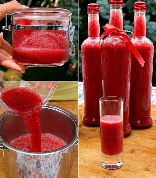 Hausgemachter Erdbeersaft: Das erfrischende, natürlich süße Getränk, das nach Sommer im Glas schmeckt (und nur 10 Minuten dauert!)