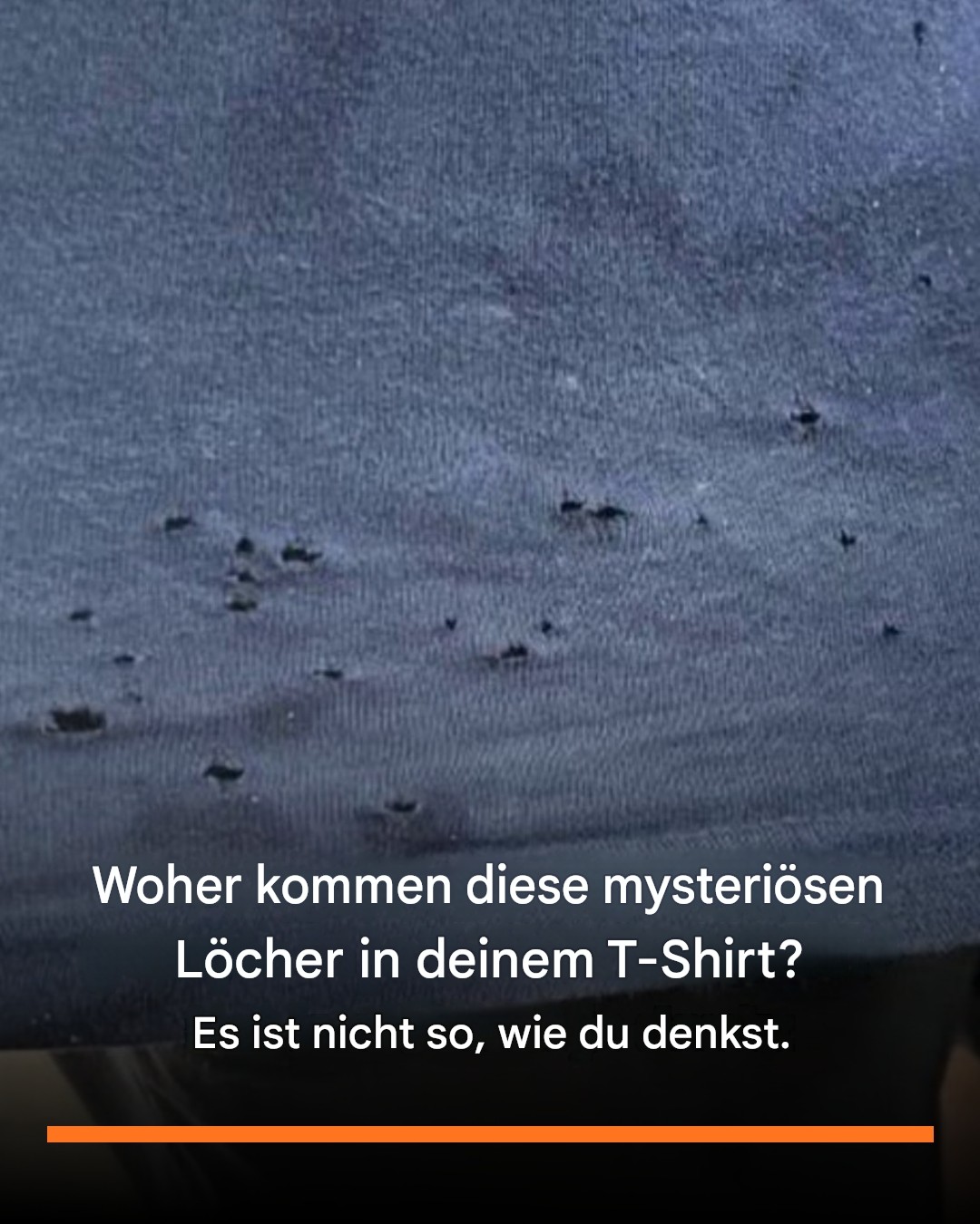 Woher kommen diese mysteriösen Löcher in deinem T-Shirt