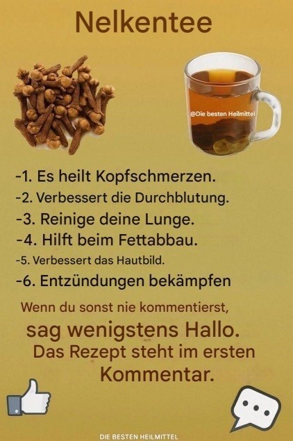 Nelkentee: Nutzen, Rezepte und Vorsichtsmaßnahmen