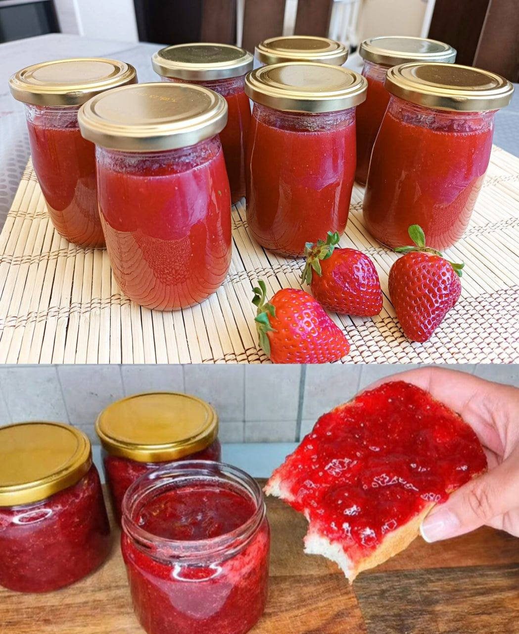 Erdbeermarmelade das beste Rezept das ich je gemacht habe