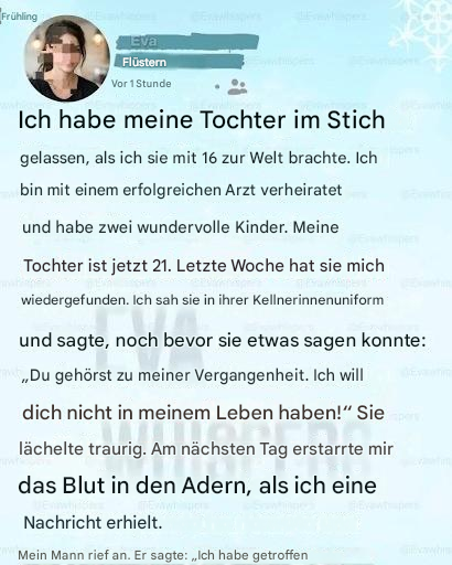 Ich habe meine Tochter im Stich gelassen… Sie kam zurück, als wir sie am meisten brauchten.
