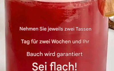 Das ultimative Getränk zur schnellen Fettverbrennung am Bauch