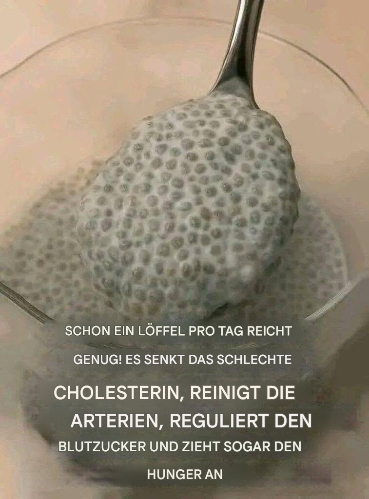 Schon ein einziger Löffel pro Tag genügt! Es senkt das schlechte Cholesterin, reinigt die Arterien, reguliert den Blutzucker und zügelt sogar den