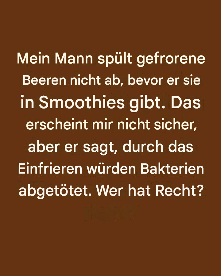 Wer hätte das gedacht?