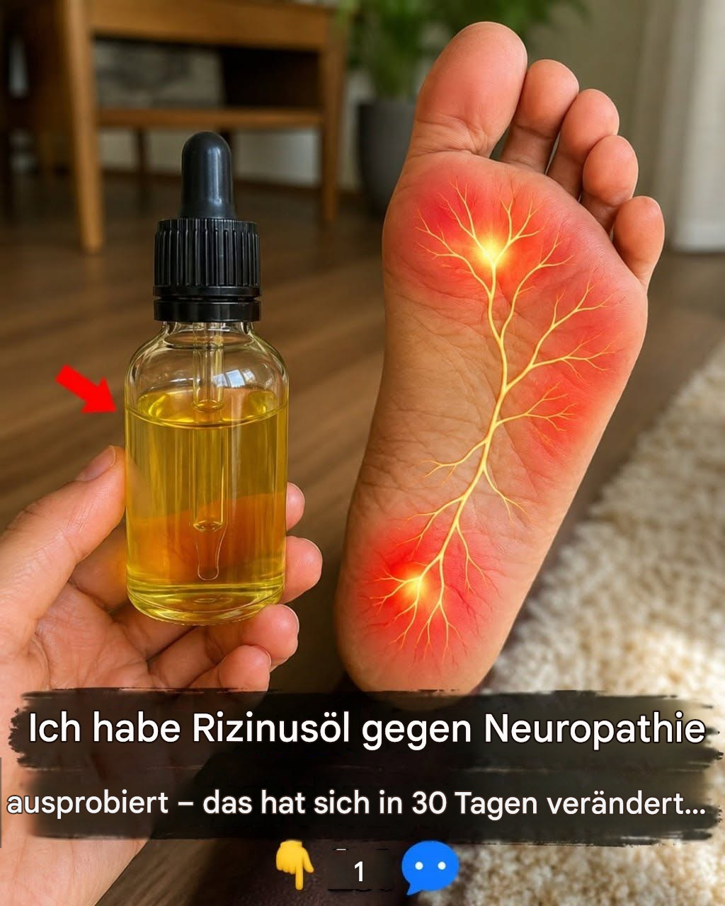 Rizinusöl gegen Nervenschmerzen: Meine verblüffenden Ergebnisse nach 30 Tagen – die Sie gesehen haben müssen!