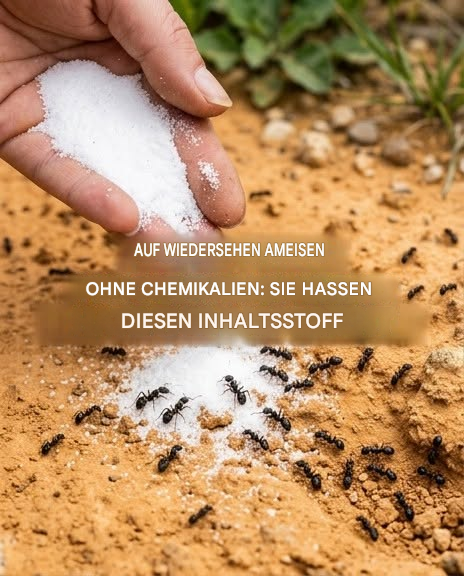 Ameisen können es nicht ausstehen! Verwenden Sie es, um sie endgültig fernzuhalten.