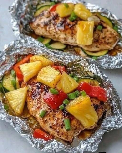 Teriyaki Hähnchen mit Ananas