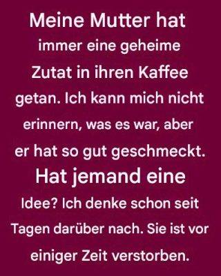 Das ist die Geheimzutat, die Oma für ihren Kaffee verwendet hat.
