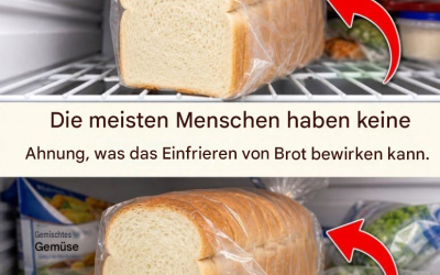 Haben Sie sich jemals gefragt, was passiert, wenn man Brot in den Gefrierschrank legt?