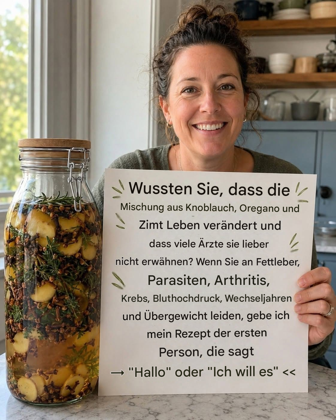 Wussten Sie, dass Knoblauch und Oregano Leben verändern können, viele Ärzte das aber lieber nicht erwähnen? Das Rezept finden Sie im ersten