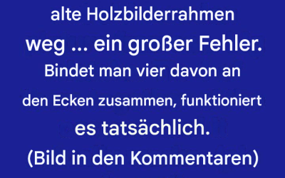 🪵DIY-Eckbox mit Bilderrahmen (Viraler Heimwerker-Hack)
