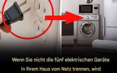 Wenn Sie diese 5 Elektrogeräte zu Hause nicht vom Netz trennen, könnte Ihre Stromrechnung in die Höhe schnellen!