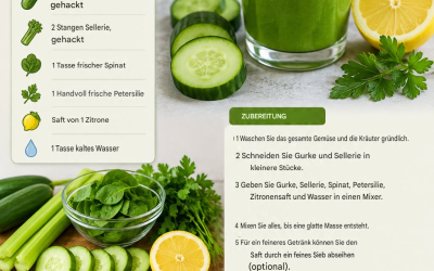Grüner Detox-Saft