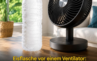 Hitzewelle: Was bringt es wirklich, eine gefrorene Flasche vor einen Ventilator zu stellen?