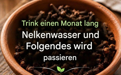 Die natürlichen Vorteile von Nelkenwasser für das tägliche Wohlbefinden
