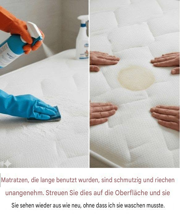 Matrassen die lang gebruikt zijn, zijn vies en stinken. Strooi dit op het oppervlak en ze zijn weer als nieuw, zonder ze te wassen.