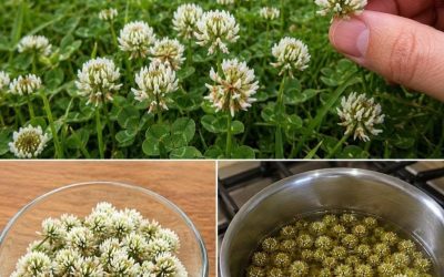 Weißklee (Trifolium repens): 15 Vorteile und Anwendungsmöglichkeiten für zu Hause