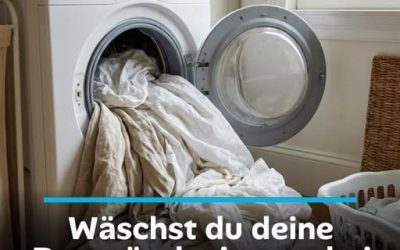 Wäschst du deine Bettwäsche immer bei 60 Grad? Falsch! Das ist die beste Temperatur!