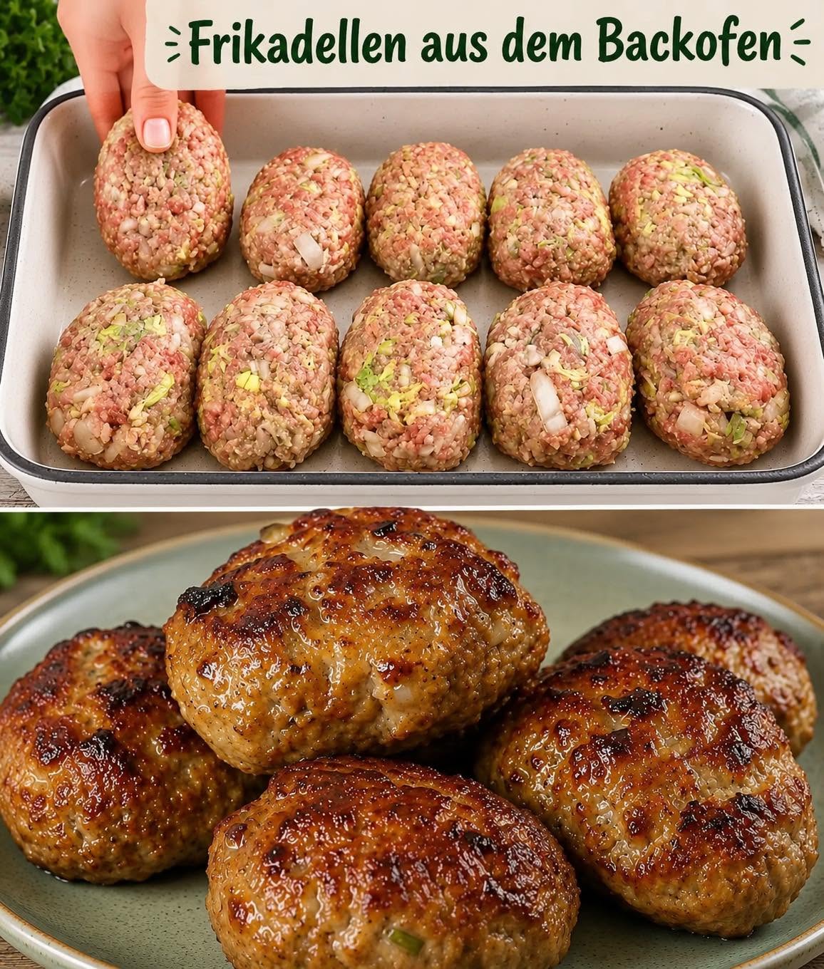 Außen herrlich knusprig, innen wunderbar saftig – so müssen Frikadellen schmecken!