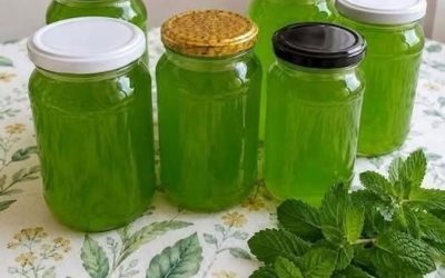 Wenn Sie viel Minze im Garten haben, probieren Sie den Wundersirup