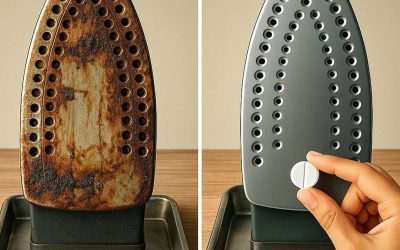 Haushaltstipp: So reinigen Sie Ihr Bügeleisen, damit es wieder wie neu aussieht.