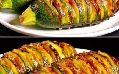 Das beste Hasselback Zucchini Rezept