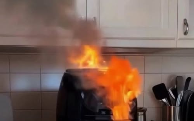 5 Orte, an denen Sie Ihre Heißluftfritteuse niemals in Innenräumen verwenden sollten