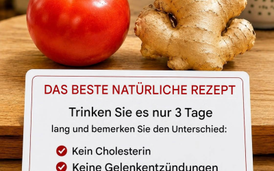 „Nehmen Sie das drei Tage lang ein, und Sie werden den Unterschied merken: kein Cholesterin mehr, keine Arthritis und keine Müdigkeit mehr. Ich