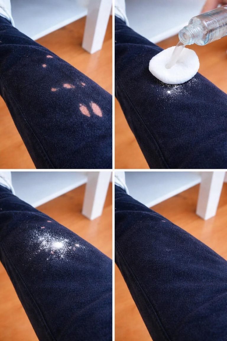 Ich dachte, Bleichflecken wären permanent… bis ich diesen schnellen Trick gelernt habe, mit dem man sie in wenigen Minuten entfernen kann.