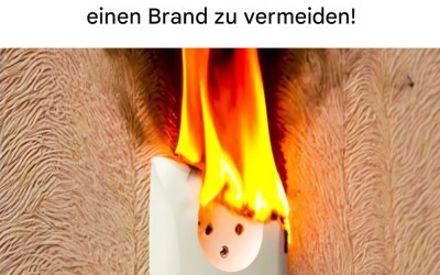 Das Küchengerät, das Sie nachts immer vom Stromnetz trennen sollten, um Hausbrände zu verhindern.