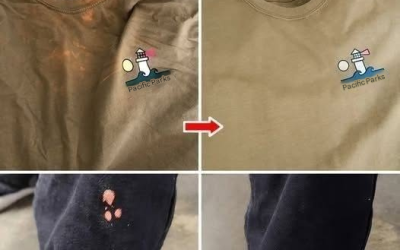 Wie man Bleichflecken mit 2 Tricks aus Stoffen entfernt