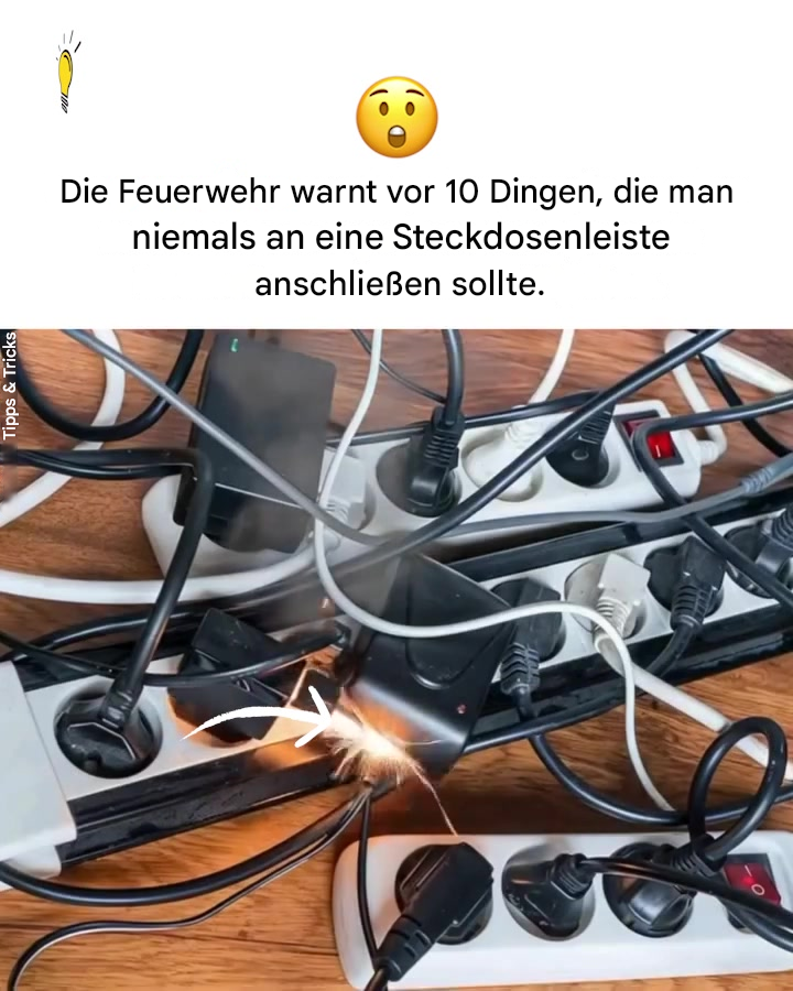 Die Risiken im Zusammenhang mit der Verwendung einer Steckdosenleiste